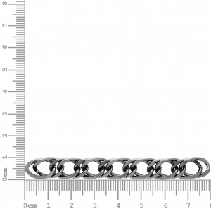 Corrente Grumet Elo Duplo Grafite 11,50mm