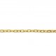 Corrente Elo Cartier Ouro 3mm