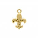 Pingente Flor-de-Lis Ouro 19mm