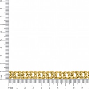 Corrente Grumet Elo Duplo Ouro 9,50mm