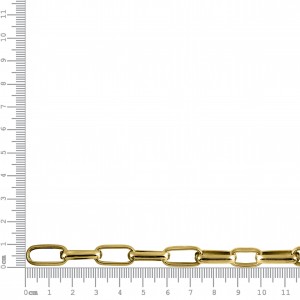 Corrente Elo Cartier Ouro 9,20mm