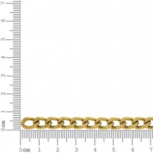 Corrente Elo Grumet Ouro 6,95mm