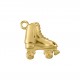 Pingente Patins Ouro 17mm