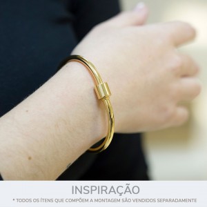 Base para Pulseira Ouro 69mm