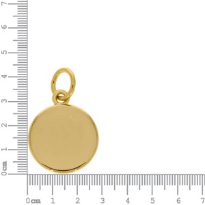 Pingente Medalha Ouro 29mm