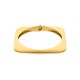 Bracelete Minimalista Dourado 68mm