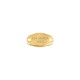 Placa Oval Personalizada Ouro 22mm