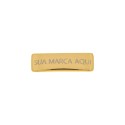 Placa Personalizada Ouro 35mm