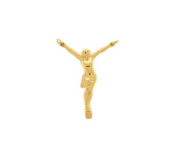 Pingente Jesus Crucificado Ouro 37mm