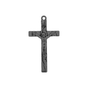 Pingente Crucifixo Grafite 41mm