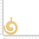 Pingente Espiral Ouro 55mm