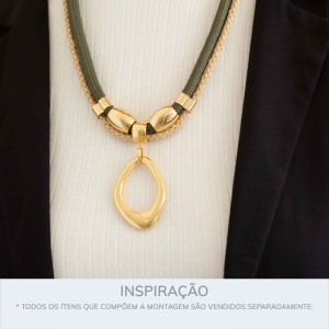 Argola de Chapa Ouro 13mm