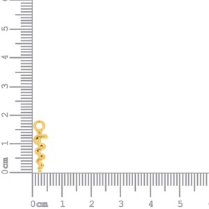 Pingente Medicina Ouro 18mm