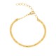 Bracelete Dourado Luxo 70mm