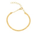 Bracelete Dourado Luxo 70mm