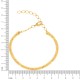 Bracelete Dourado Luxo 70mm