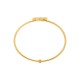 Bracelete Dourado Trevo Off White 68mm