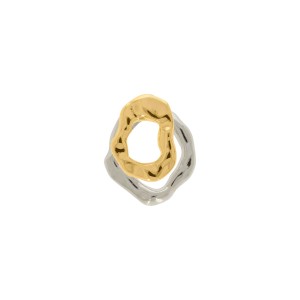 Brinco Mineral Ouro com Níquel 22mm