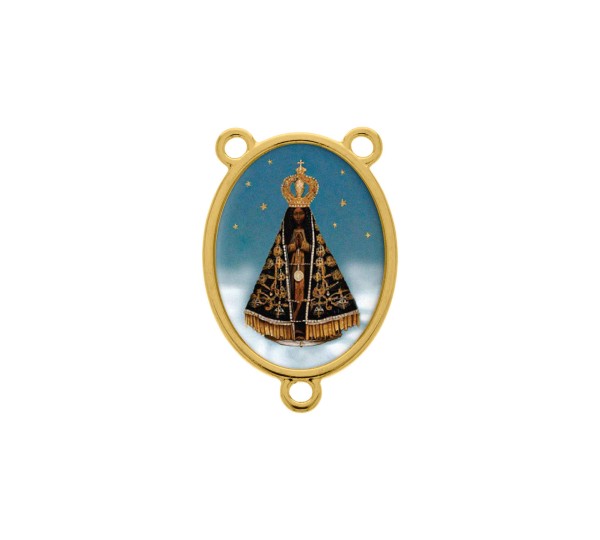 Entremeio Nossa Senhora Aparecida Ouro 30mm