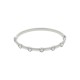 Bracelete Prateado Shine com Strass 68mm