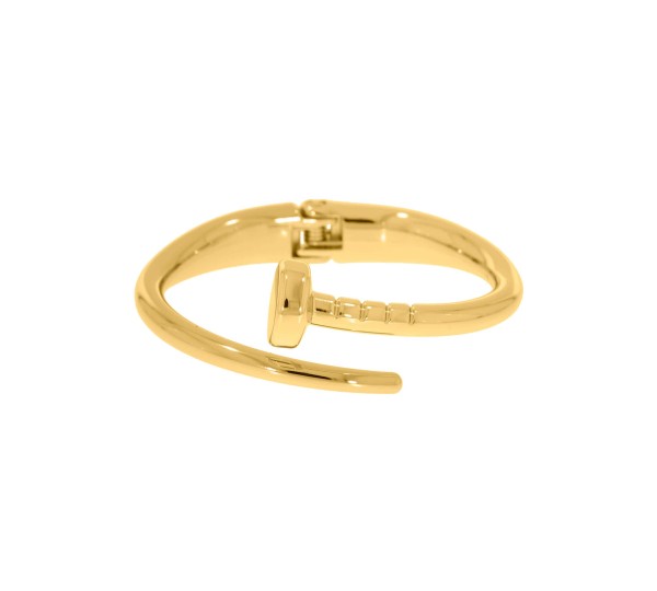 Bracelete Prego Dourado 60mm