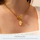 Pingente Amor Ouro 20mm