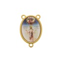 Entremeio para Terço Nossa Senhora Medianeira Ouro 30mm