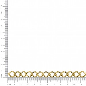 Corrente Elo Grumet Ouro 10,60mm